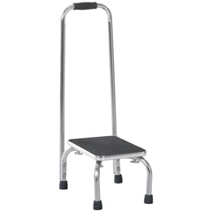 Step Stool with Handle for Adults and Seniors, Heavy Duty Metal Foot Step Stool for Elderly, Portable Stool with Anti-slip Design