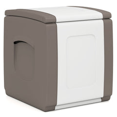 Outdoor Deck Box with Lid for Packages and Garden-Beige