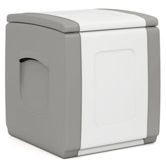 Outdoor Deck Box with Lid for Packages and Garden-Gray