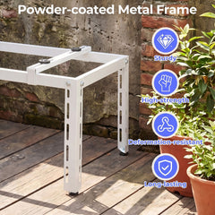 Outdoor Heavy-Duty AC Base for 9000-36000 BTU Ductless Air Conditioners Heat Pump