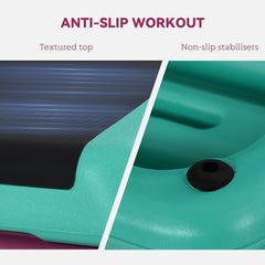 3.9"/5.9"/7.9" Aerobic Stepper Exercise with Non-Slip Top for Home, Office, Indoor, Outdoor, Multicolour