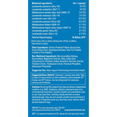Progressive PERFECT PROBIOTIC 30 BILLION, 60 VCaps
