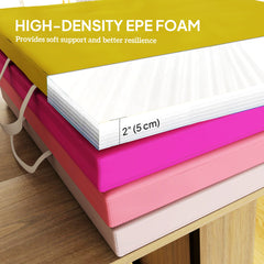 8ft Folding Gymnastics Mat, Thick Exercise Mat with Carry Handles for Home Gym Yoga Aerobics Fitness Training