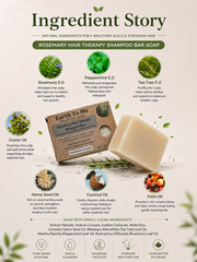 Rosemary Hair Therapy Shampoo Bar Soap 5oz