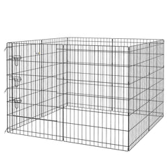 36inch Foldable Metal Exercise Pet Playpen Yard Dog Puppy Kennel Cage 8 Panel