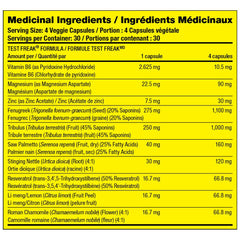 PharmaFreak TEST FREAK, 120 VCaps