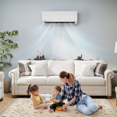 ENERGY STAR Certified 12000 BTU 24 SEER2 208-230V Mini Split Heat Pump with Bracket Heating at -25℃