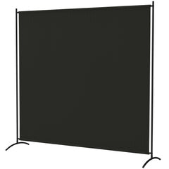 Single Panel Room Divider, UV30+ Privacy Screen, Indoor Outdoor Privacy Panel with Stable Base, Beige