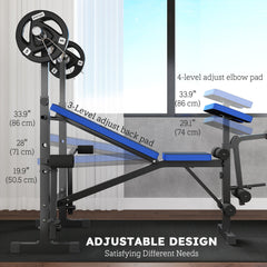 Adjustable Weight Bench for Weight Lifting and Strength Training