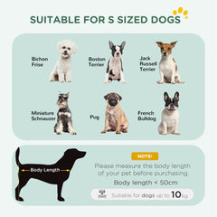 24" Dog Crate with 2 Doors, Folding Metal Dog Cage with Soft Cushion, Removable Tray, Handle for Extra Small Dogs, Black