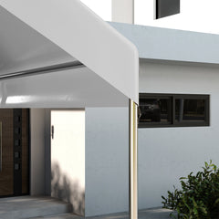 10 x 20ft Carport Replacement Canopy, UV Resistant Garage Car Cover with Ball Bungee Cords, Dark Grey