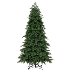 6 FT Artificial Christmas Tree, Unlit Hinged Spruce with 721 PE and PVC Tips and Metal Base