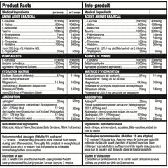 Bull Nutrition AMINO XPLODE (EAA/BCAA/Hydration), 60/30 Servings