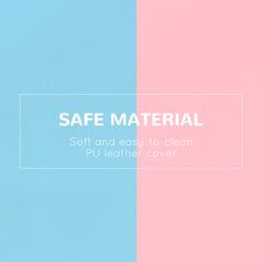 2-Piece Soft Play Kids Foam Play Se for Crawl and Climb, Light Blue