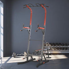 Power Tower Pull Up Bar Station for Home Gym Training Workout Equipment With Sit Up Bench