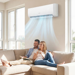 EcoGuard Series 9000 BTU 19 SEER2 115V Mini Split Air Conditioner and Heater
