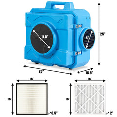Industrial Commercial Air Scrubber with Efficient Odor Eliminator