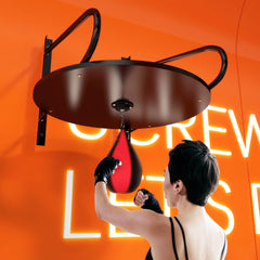 Wall-mounted Speed Bag Boxing Platform with Adjustable Height