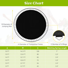 High-Elastic PP Replacement Jumping Mat-12 ft