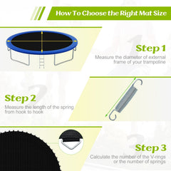 High-Elastic PP Replacement Jumping Mat-12 ft