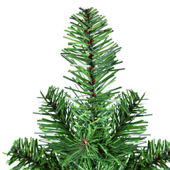 3 FT Tabletop Artificial Christmas Tree with Hessian Wrapped Base, Unlit