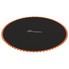 Trampoline Mat Replacement with Spring Pull Tool and 72 V-Hooks, Fits 12ft Trampoline, Using 5.5" Springs, Green