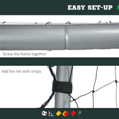 10ft x 6.5ft Soccer Goal, Soccer Net for Backyard with Ground Stakes, Quick and Simple Set Up
