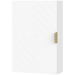 Bathroom Medicine Cabinet, Modern Wall Cabinet with Adjustable Shelves and Single Door for Laundry Room