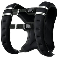 11 lbs Weighted Vest, Weight Vest with adjustable Straps, Convenient Pocket and Reflective Strips, Fit for Men Women