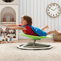 Kids Sensory Swivel Chair Cat Claw 360° Spinning Chair with Non-Slip Metal Base-Green