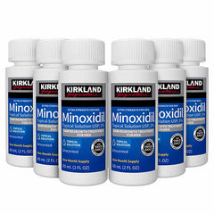 Kirkland Signature Hair Regrowth Treatment Extra Strength for Men, 5% Minoxidil Topical Solution, 2 fl. oz 6 pack (6 Month Supply)