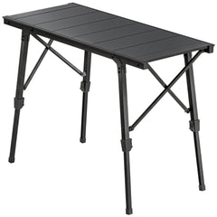 Folding Picnic Table Heavy Duty Camping Table with Removable Plates Non-slip Feet for Outdoor BBQ