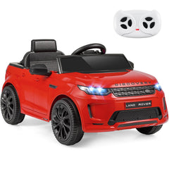 12V Licensed Land Rover Kids Ride On Car with Soft Start and Four Surface Range, Red
