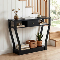 Modern Sofa Accent Table with Drawer