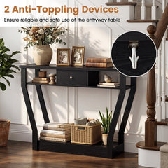 Modern Sofa Accent Table with Drawer