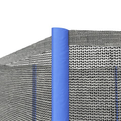 Trampoline Net Enclosure, Trampoline Netting Replacement with Zippered Entrance for 12ft Round Trampoline
