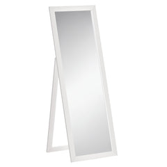 58" x 20" Full Length Mirror with Frame, Floor Standing Mirror, Rectangular Full Body Mirror for Bedroom, Living Room, Brown