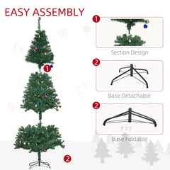 4.9ft Green Christmas Tree Artificial Xmas Holidays Party with Decoration Ornament