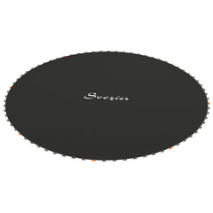 Trampoline Replacement Mat, Fits 14' Trampoline w/ 80 V-Hooks & 5.5" Springs (Spring & Frame not Included), Black