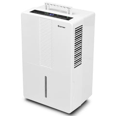 70 Pint Portable Dehumidifier, 17 Pint Bucket, Basement and Bedroom Presets, 3 Fan Speeds, White