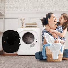 Portable Clothes Dryer Compact Drying Machine 800W Electric Laundry Dryer