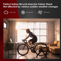 Portable Folding Steel Bicycle Indoor Exercise Training Stand