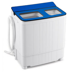 Portable Washing Machine with 18 LBS Washer and 8 LBS Spinner Combo-Blue