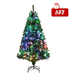 5 FT Fibre Optic Christmas Tree, 449 Branch Tips with Colour Changing Light