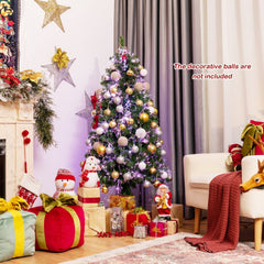 5 FT Fibre Optic Christmas Tree, 449 Branch Tips with Colour Changing Light