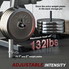 Leg Extension Machine Adjustable Leg Extension and Curl Machine with Plate Loaded for Leg Extension