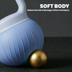 Soft Kettlebell, 22 lbs Kettle Bell with Anti-Slip Grip for Home Gym Weight Lifting and Strength Training