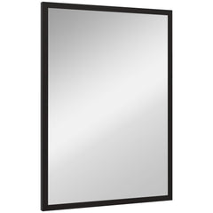 22" x 30" Bathroom Mirror for Wall, Rectangular Mirror for Living Room, Bedroom, Entryway, Black