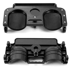 Rolling Knee Creeper with 360° Swivel Casters Lightweight Kneeling Pads-Black