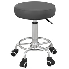 Adjustable Swivel Salon Stool Hydraulic PU Barber Rolling Massage Tattoo Chair Bar Beauty SPA Seat, Black
